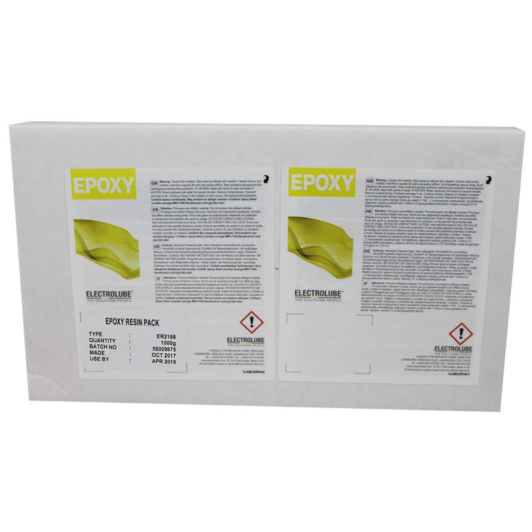 ER2188 Black Epoxy Resin Electrolube Resins Electrolube Distributor